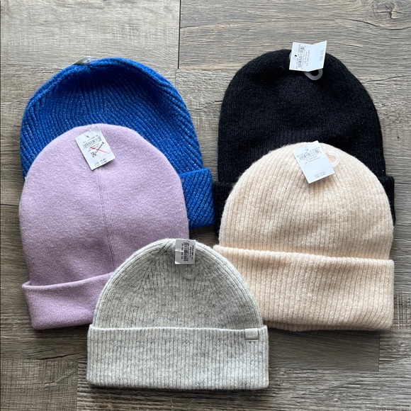 aerie Accessories - AE NEW Beanies COZY Black, Gray, Cream, Winners Choice